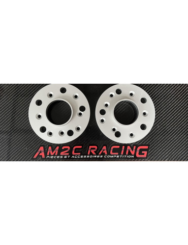 paire elargisseurs de voies alu 16 mm 5x112 audi/vw/seat