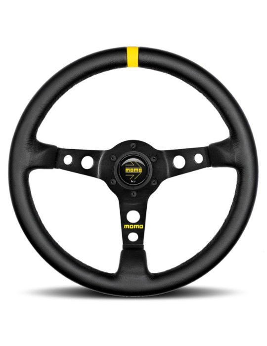 volant momo rallye mod 07 en cuir