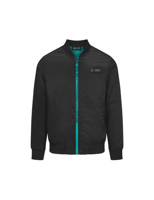 BOMBER MERCEDES AMG MOLLETONE NOIR HOMME
