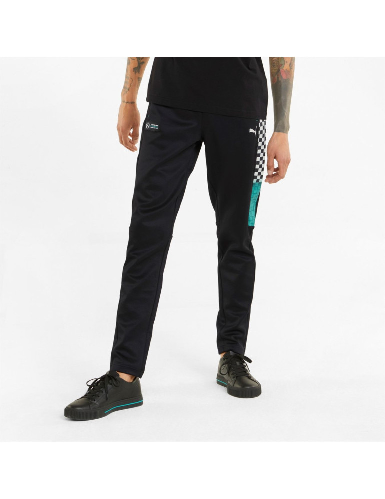 PANTALON MERCEDES AMG TRACK NOIR HOMME