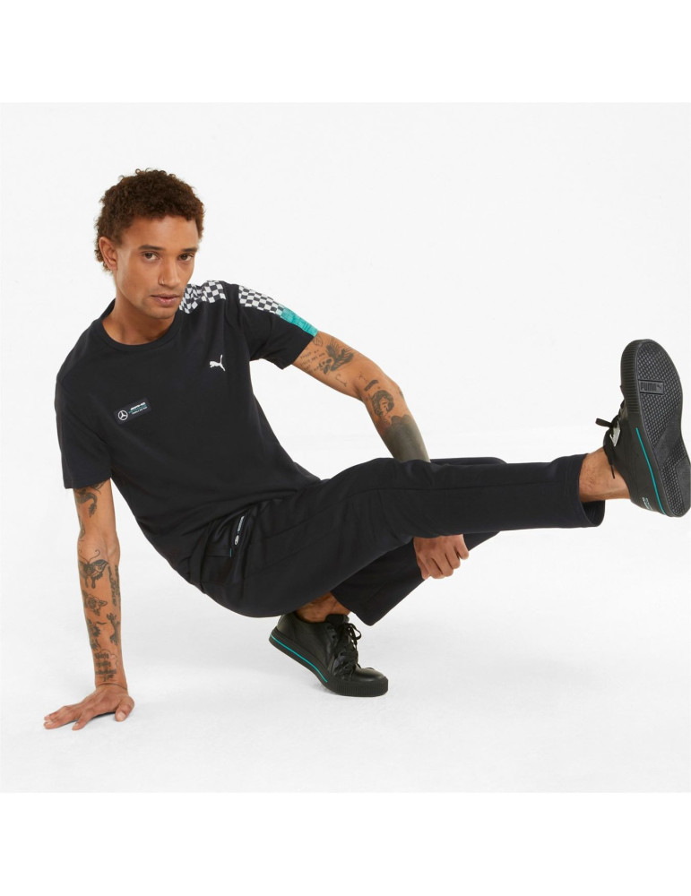PANTALON MERCEDES AMG TRACK NOIR HOMME