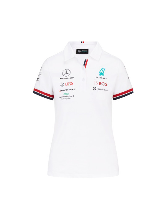 POLO MERCEDES AMG TEAM BLANC FEMME