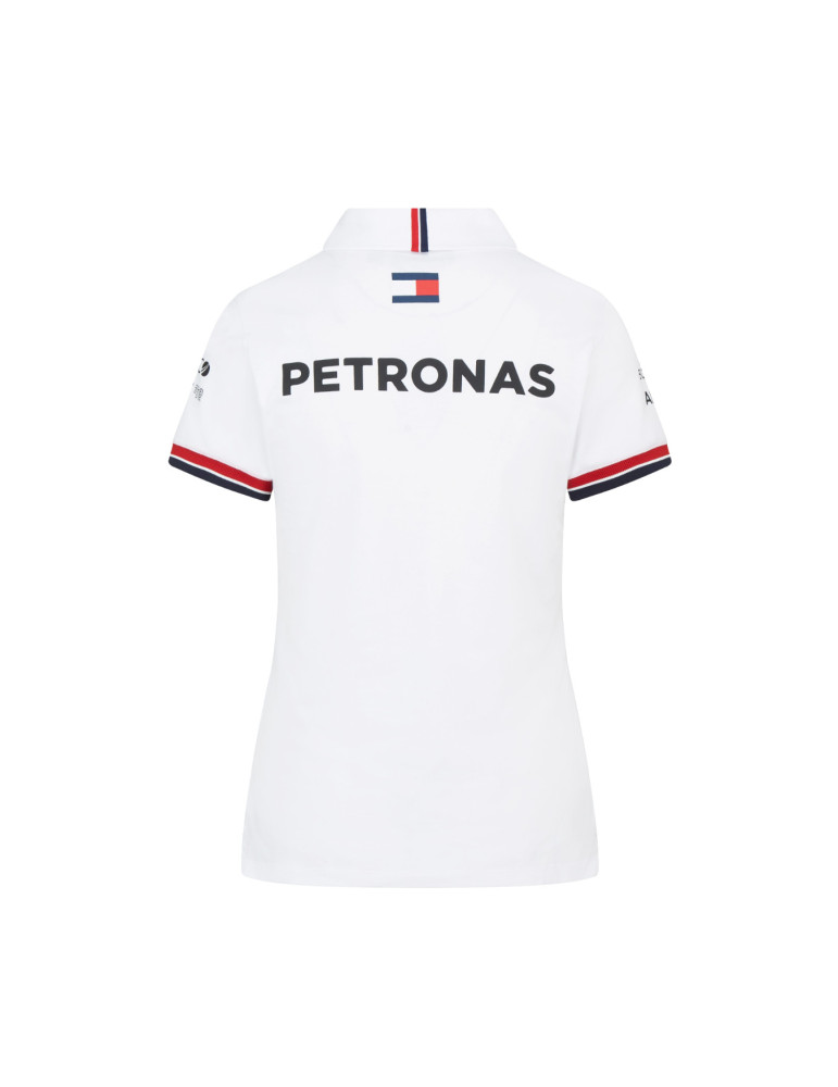 POLO MERCEDES AMG TEAM BLANC FEMME