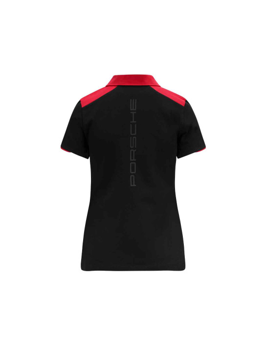 POLO PORSCHE MOTORSPORT NOIR PR FEMME