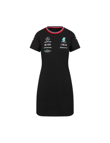 ROBE T-SHIRT MERCEDES AMG NOIR FEMME