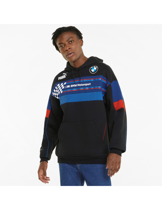 SWEAT CAPUCHE BMW MOTORSPORT NOIR HOMME