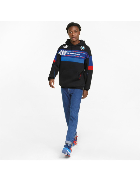 SWEAT CAPUCHE BMW MOTORSPORT NOIR HOMME