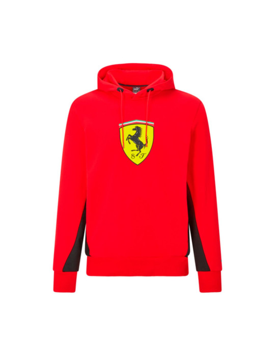 SWEAT CAPUCHE FERRARI ROUGE HOMME