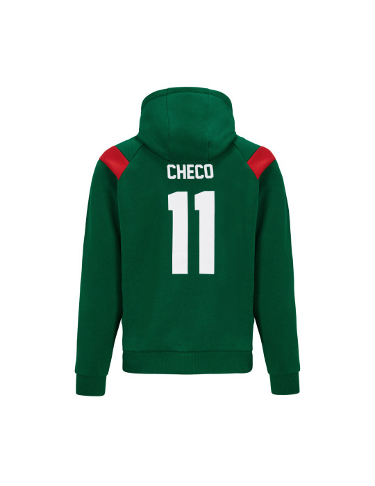 SWEAT CAPUCHE RED BULL PEREZ VERT HOMME