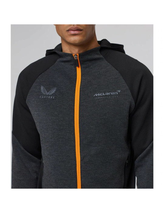 SWEAT ZIPPE MCLAREN NOIR HOMME