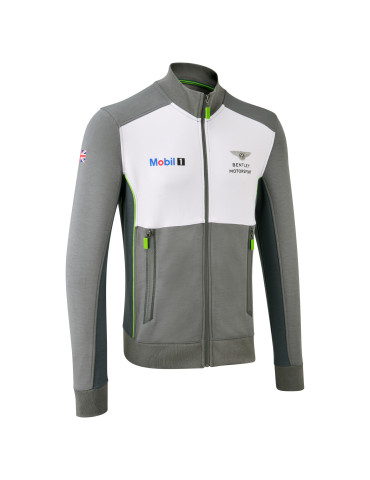 SWEAT ZIPPE BENTLEY MOTORSPORT GRIS HOMME