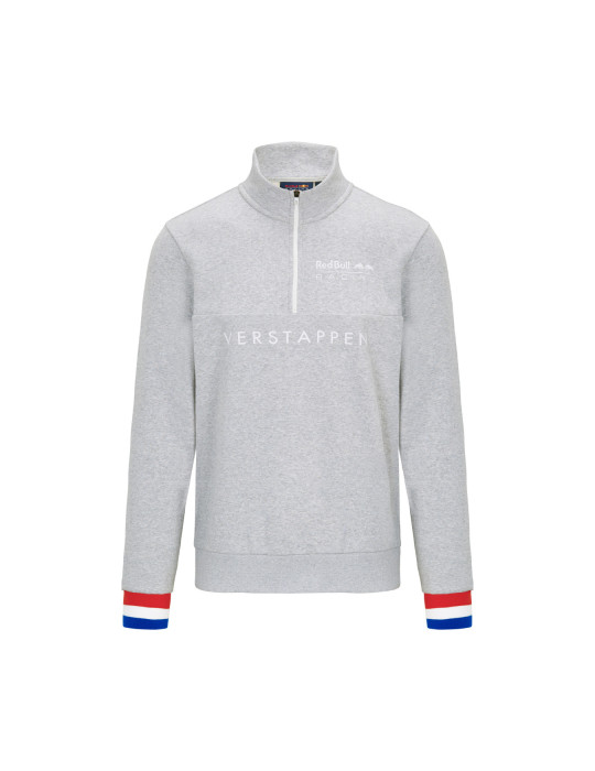 SWEAT ZIPPE RED BULL VERSTAPPEN GRIS HOMME