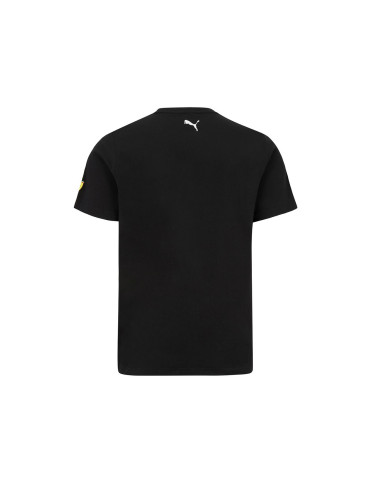 T-SHIRT FERRARI LECLERC NOIR HOMME 2