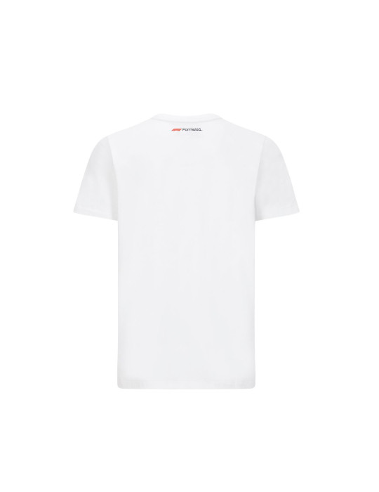T-SHIRT FORMULA ONE BLANC HOMME