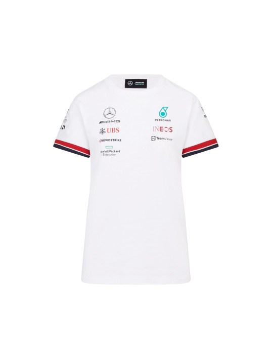 T-SHIRT MERCEDES AMG DRIVER BLANC FEMME
