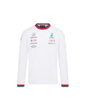 T-SHIRT ML MERCEDES AMG DRIVER BLANC HOMME