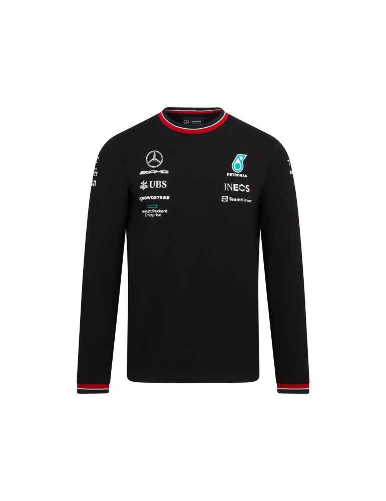 T SHIRT ML MERCEDES AMG DRIVER NOIR HOMME