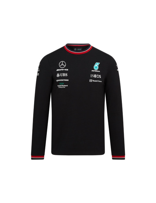 T SHIRT ML MERCEDES AMG DRIVER NOIR HOMME
