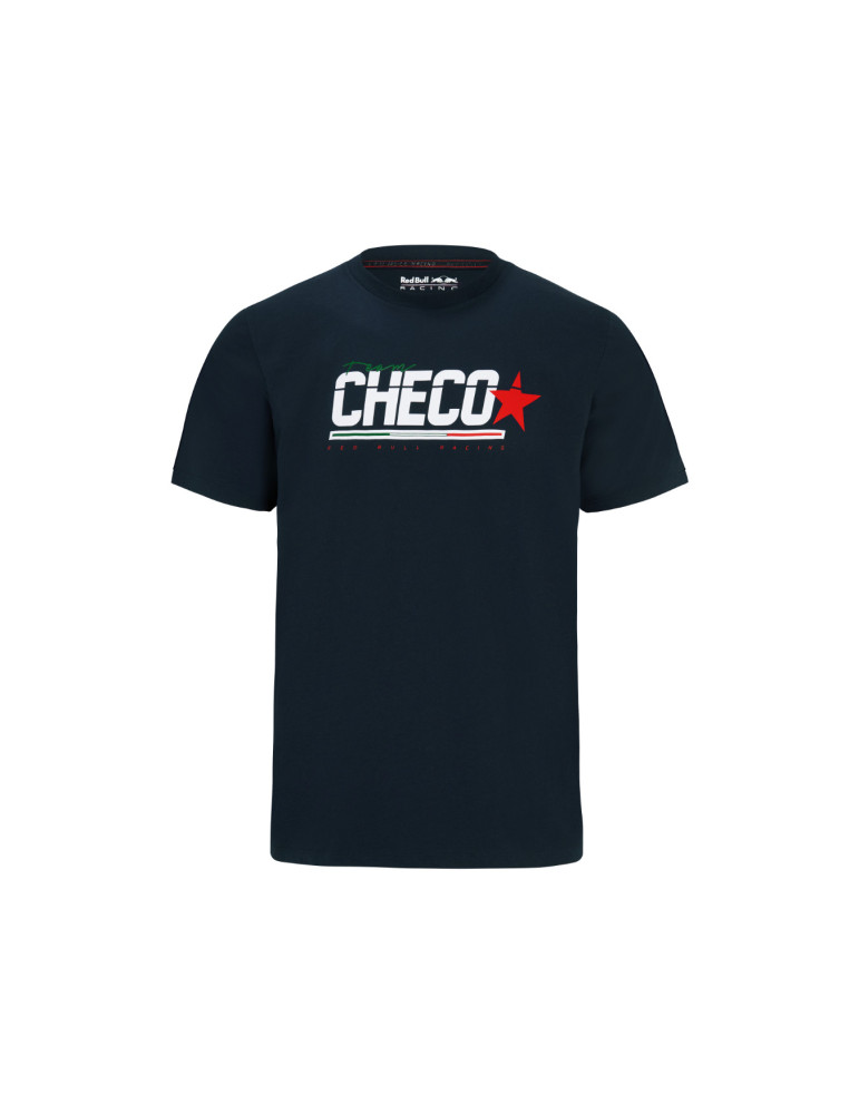 T-SHIRT RED BULL PEREZ GRAPHIQUE BLEU HOMME