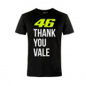 T-SHIRT VALENTINO ROSSI THANK YOU VALE NOIR HOMME