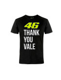 T-SHIRT VALENTINO ROSSI THANK YOU VALE NOIR HOMME