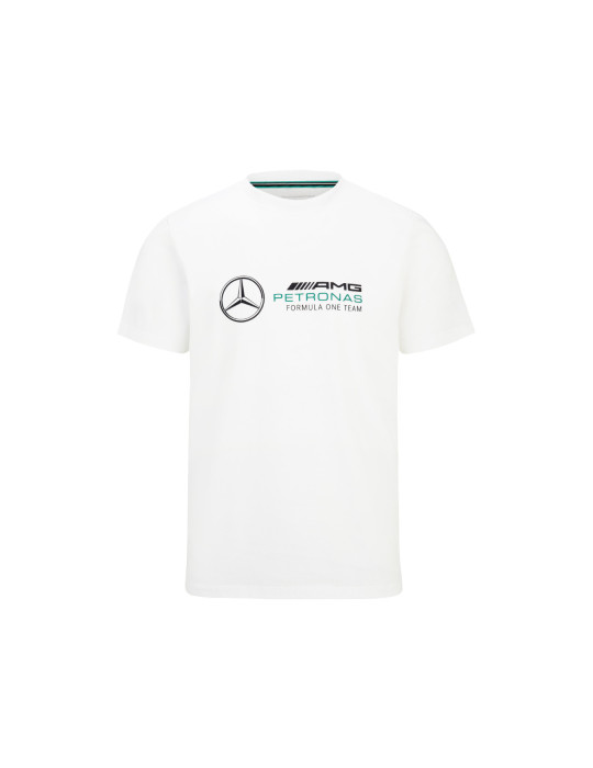 T-SHIRT MERCEDES AMG LOGO LARGE BLANC HOMME