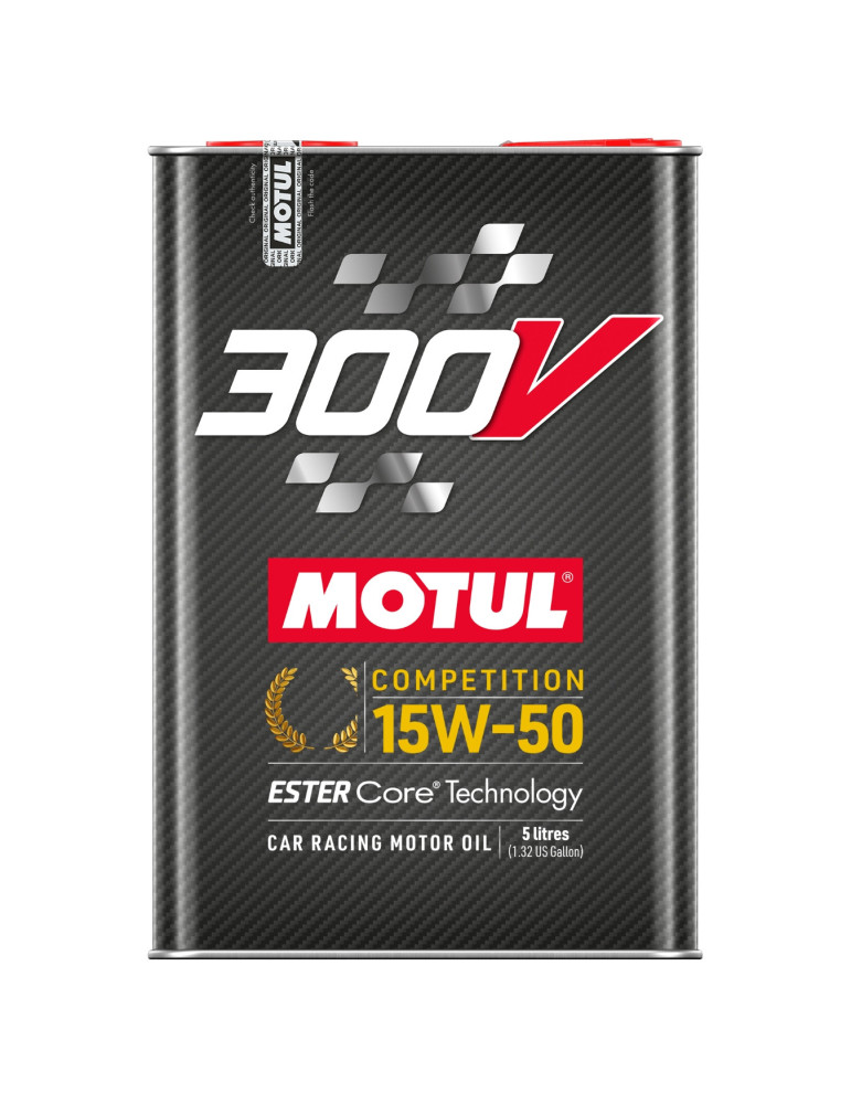 HUILE MOTUL 300V COMPETITION 5L 15W50