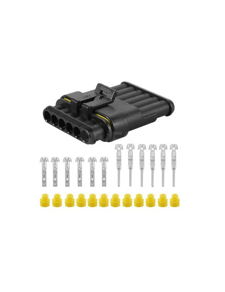 KIT CONNECTEUR ETANCHE 6 VOIES