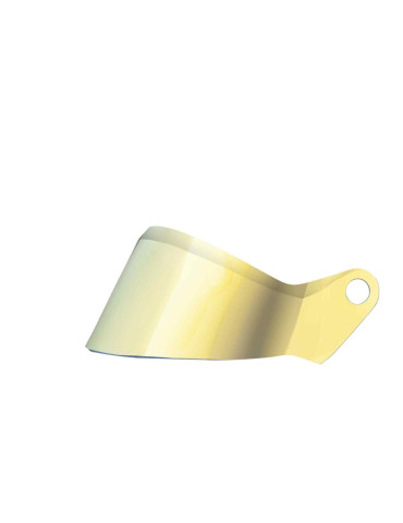 VISIERE STILO COURTE ST6 MIROIR JAUNE 100%