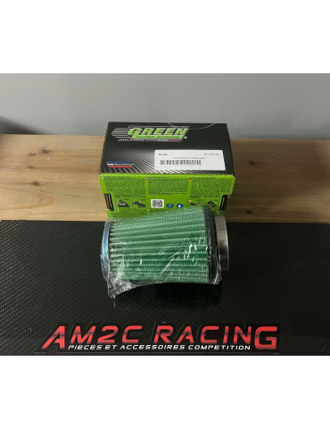 filtre a air green pour admission en fibre de citroen saxo challenge