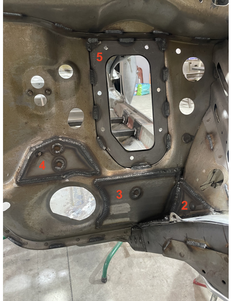 kit toles renfort de caisse a souder pour peugeot 205