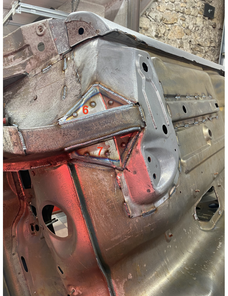 kit toles renfort de caisse a souder pour peugeot 205