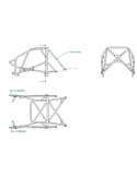 arceau sparco multipoints a souder peugeot 206 s16/xs/rc