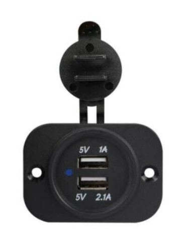 PRISE USB DOUBLE A ENCASTRER