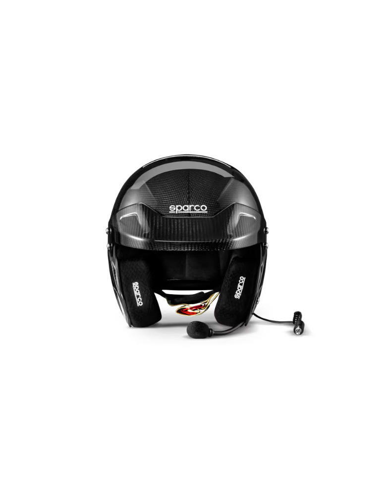 casque jet fia sparco rji carbone mousses noires