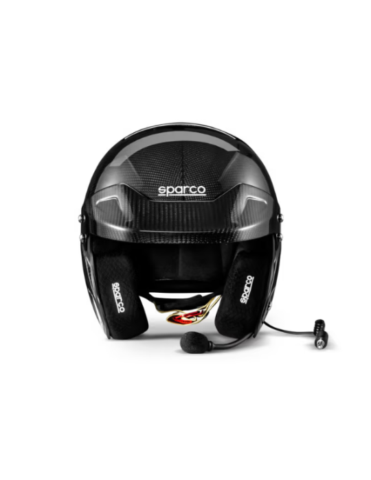 casque jet fia sparco rji carbone mousses noires