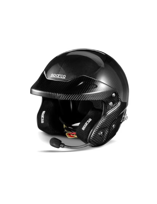 casque jet fia sparco rji carbone mousses noires