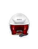 Casque Sparco Jet FIA Flux I Blanc Interieur Rouge