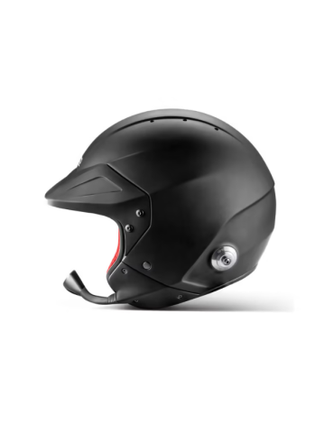 Casque Sparco Jet FIA Flux I Noir Interieur Rouge 2