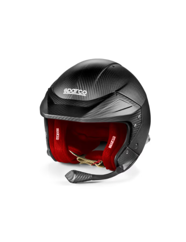Casque Sparco Jet FIA Flux I Carbone Interieur Rouge 2