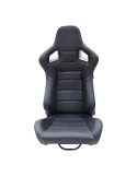 Siège Baquet Réglable RS Simili cuir Noir