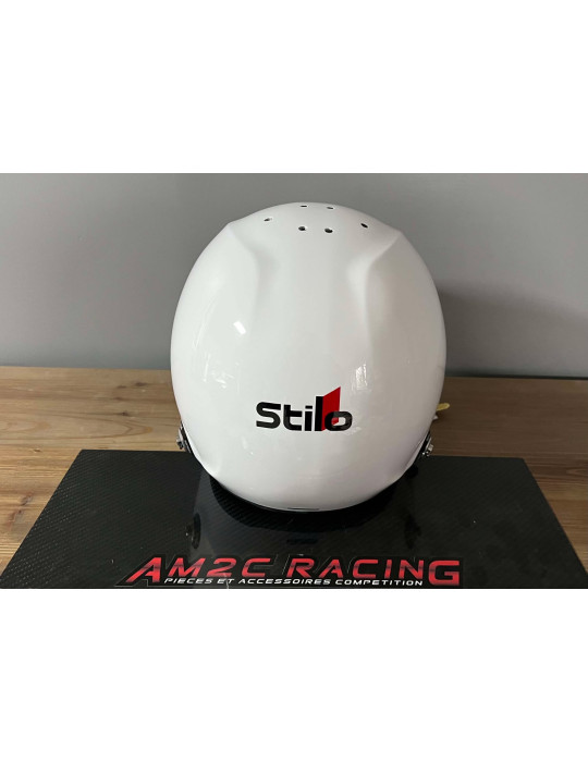 Casque STILO Venti4 WRC RALLY FIA 8859-24 SA2025 Composite BLANC