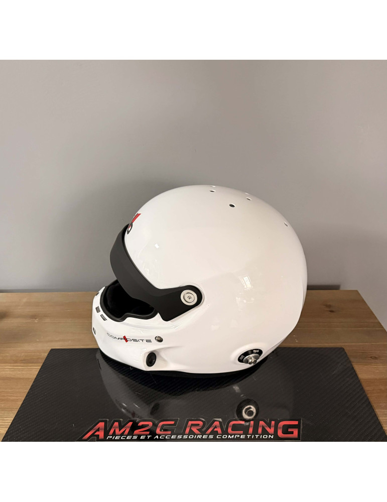 NOUVEAU CASQUE STILO ST6R COMPOSITE RALLY FIA 8859-24 SA2025 BLANC