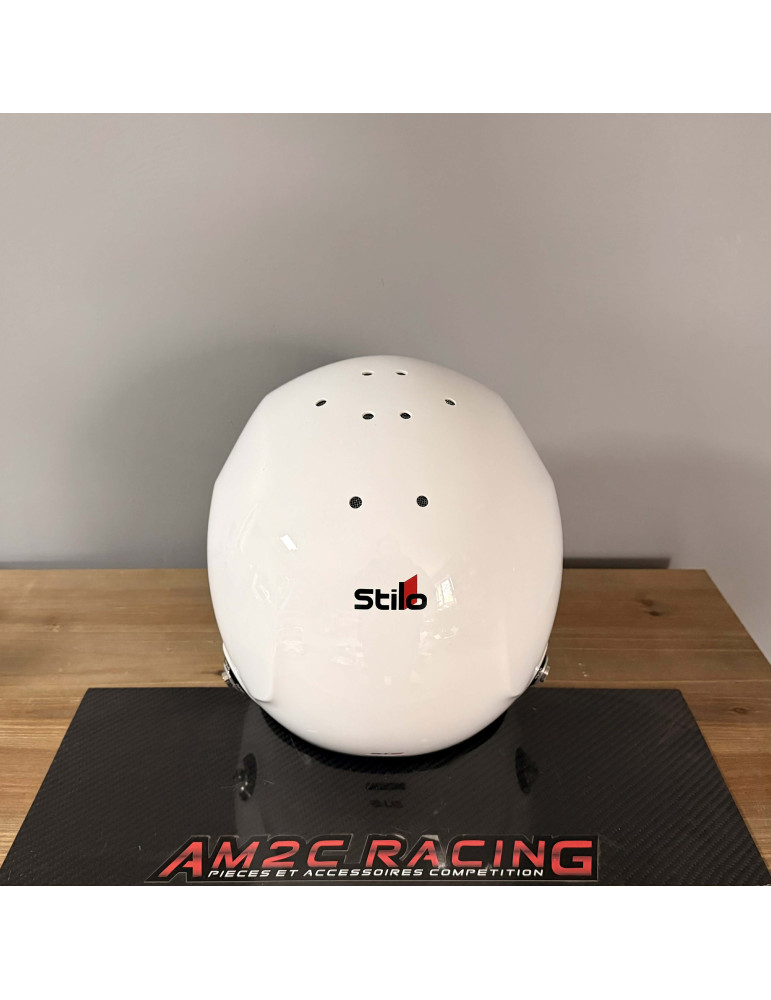 NOUVEAU CASQUE STILO ST6R COMPOSITE RALLY FIA 8859-24 SA2025 BLANC