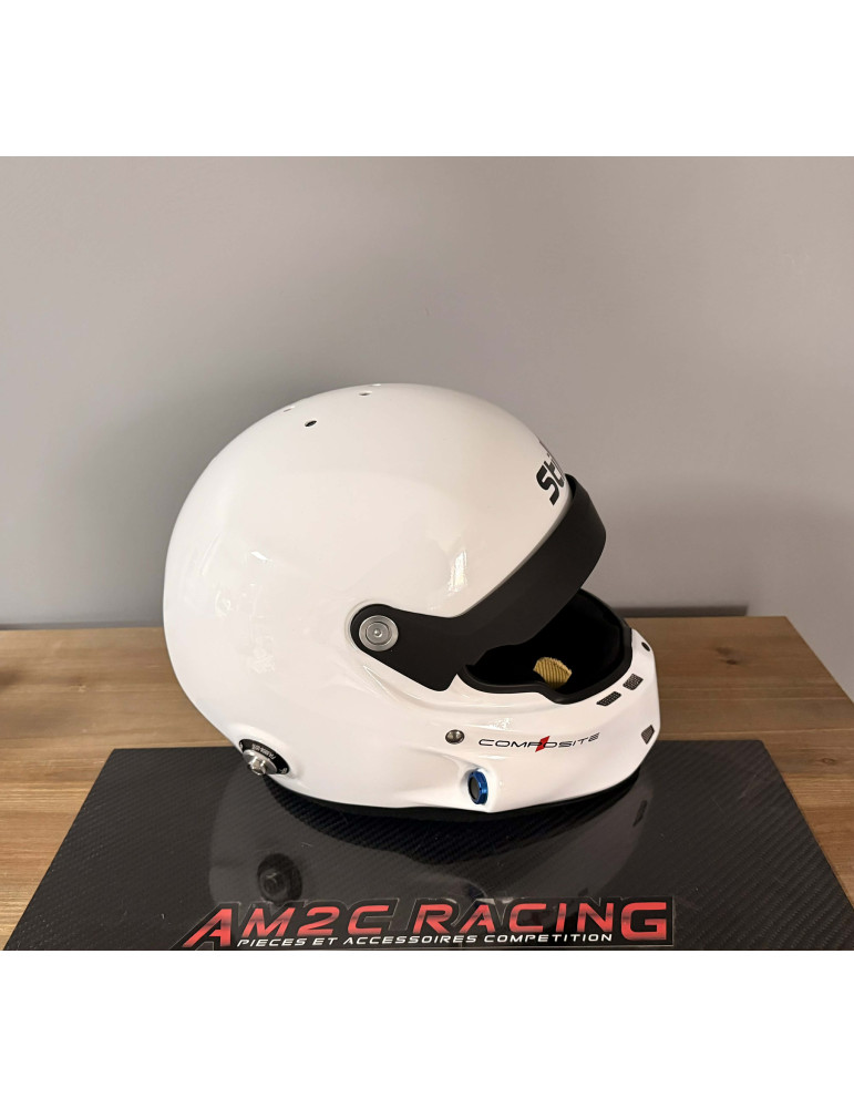NOUVEAU CASQUE STILO ST6R COMPOSITE RALLY FIA 8859-24 SA2025 BLANC