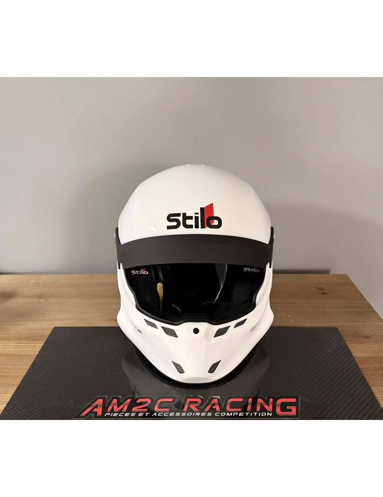 NOUVEAU CASQUE STILO ST6R COMPOSITE RALLY FIA 8859-24 SA2025 BLANC