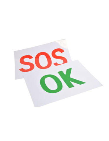 Panneau "OK/SOS" recto verso