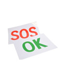 Panneau "OK/SOS" recto verso