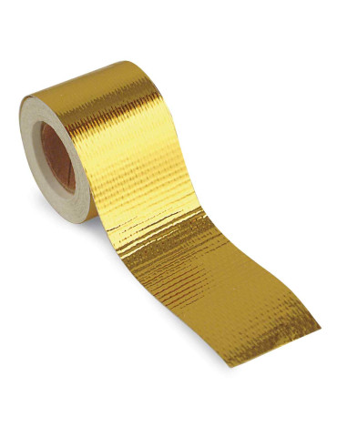 RUBAN ISOLANT ADHESIF 500 CM X 5CM REFLECHISSANT GOLD