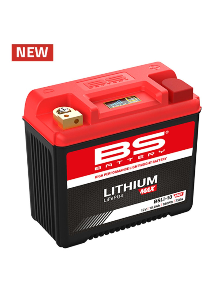 Batterie BS Battery BSLi-10 MAX Lithium LiFePO4 15Ah 750A